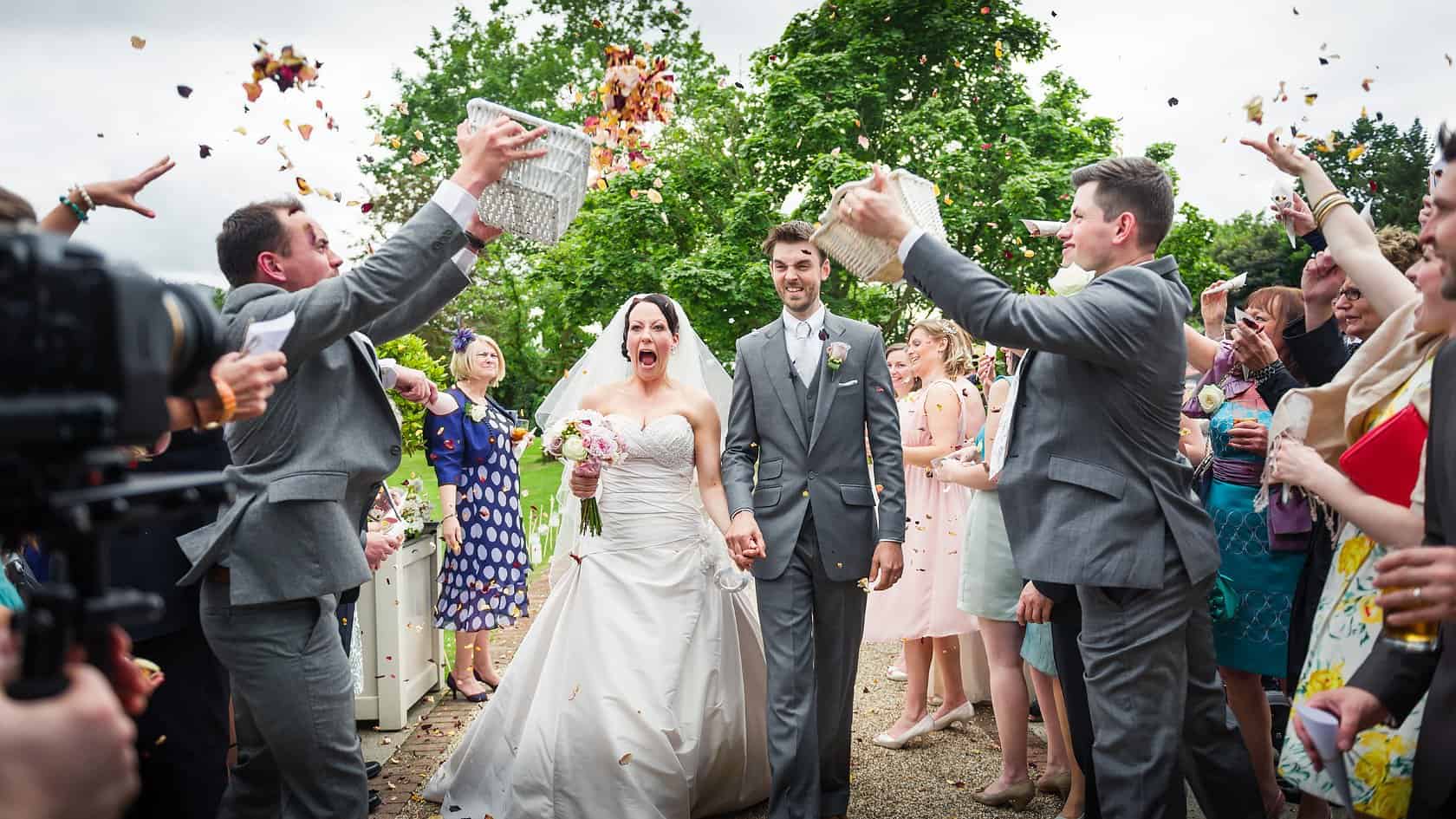 Documentary-Wedding-Photography-Justin-Bailey-Confetti-With-Funny-Faces